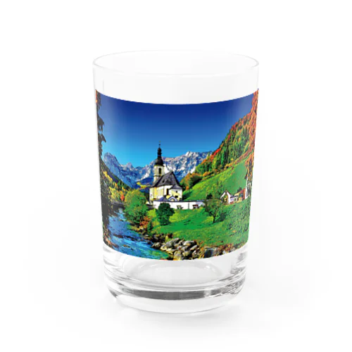 ドイツ ベルヒテスガーデンの教会 Water Glass