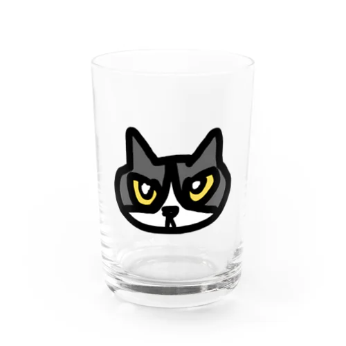 しろくろちゃん Water Glass