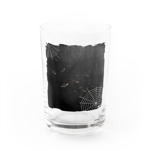 ハロウィン🎃Halloween🦇蝙蝠♱"You know I'm bat"♱Keep Calm and Goth On♱ゴシック ゴスロリ Water Glass