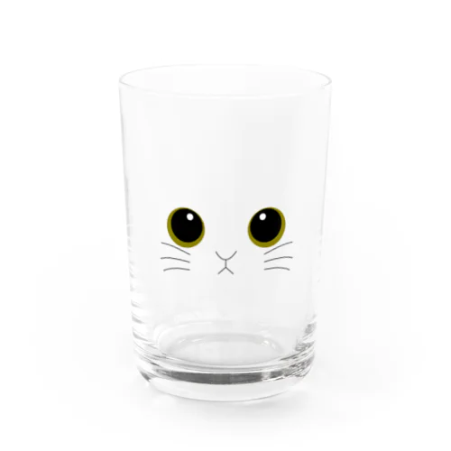 一体化する猫 グラス