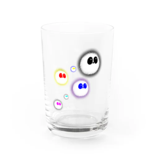 もふ毛玉たち Water Glass