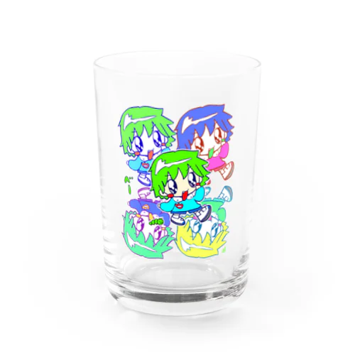 おとこのっこベー Water Glass