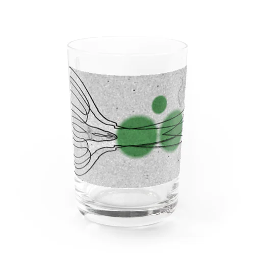 叔父が使っていたはさみ Water Glass