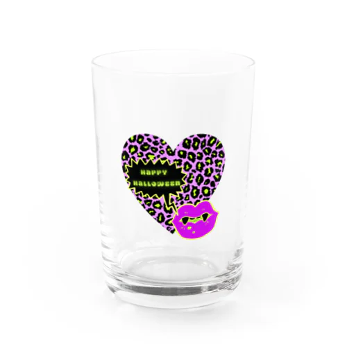 Happy Halloween Lips Water Glass