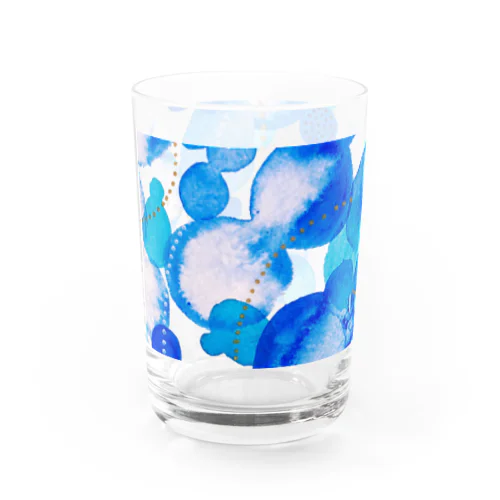 Blue Water Water Glass