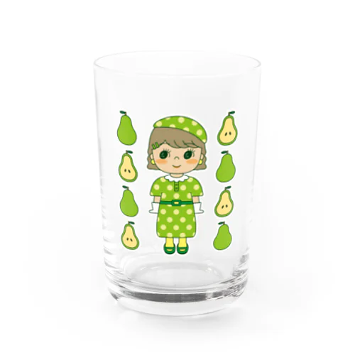 レトロガールなきっちゃん Water Glass