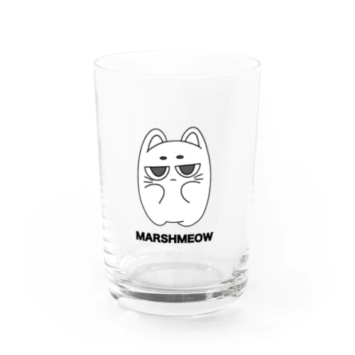 ましゅまろねこのマシュミャオ Water Glass