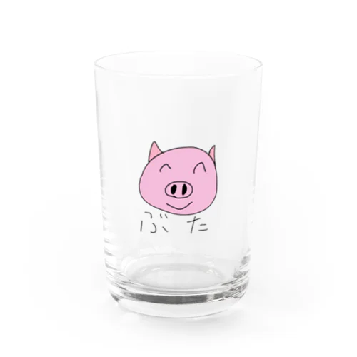 ぶたくん Water Glass