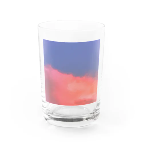 pink-blue Water Glass