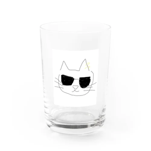 ロックだにゃん Water Glass