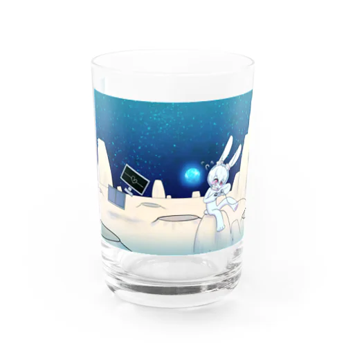 月にもゆおのコップ Water Glass