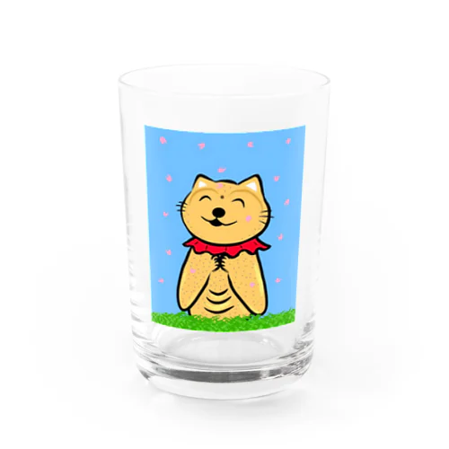猫地蔵 Water Glass