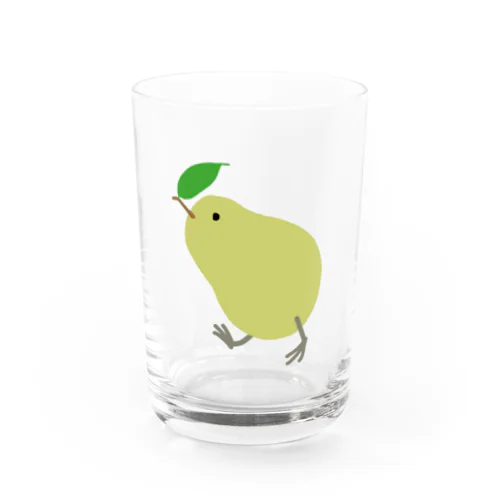 キーウィor洋梨？ Water Glass