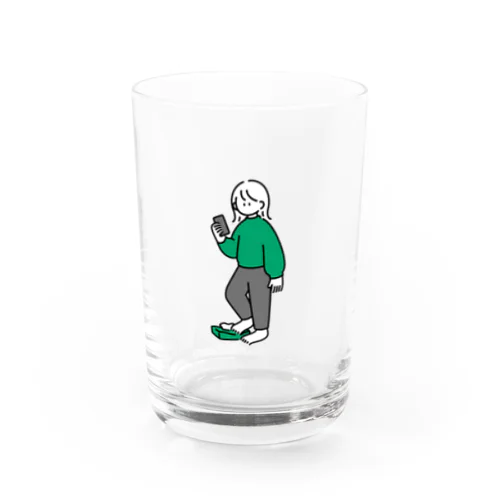 ティッシュ箱ふみガチお姉さん Water Glass