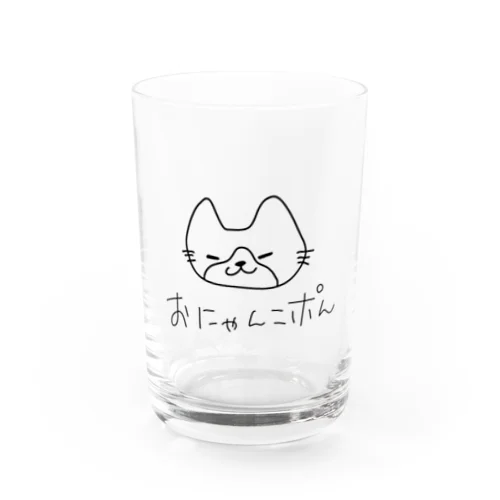 とらのすけのおにゃんこポん日記 Water Glass