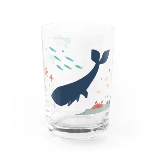 うみのパーティ Water Glass