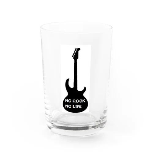 NO ROCK NO LIFE Water Glass