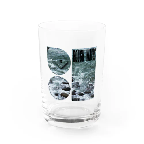 ROUGH WAVES Water Glass