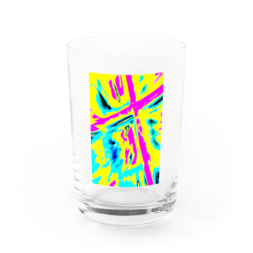 crossroads Water Glass