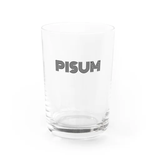 PISUMロゴ Water Glass