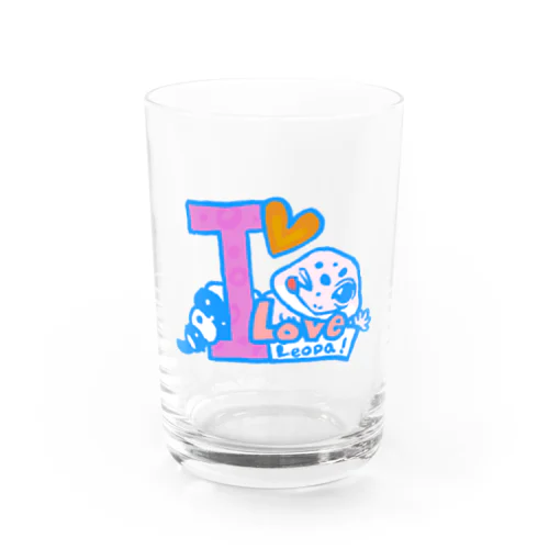 アイラブ・レオパ Water Glass