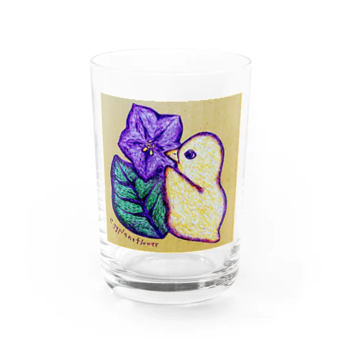 eggplantflower グラス