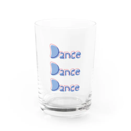 Dance_blue Water Glass
