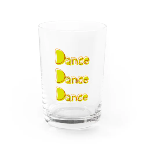 Dance_yellow Water Glass