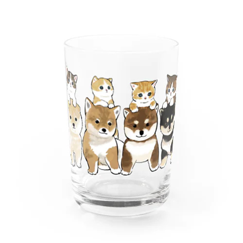 しばにゃん Water Glass