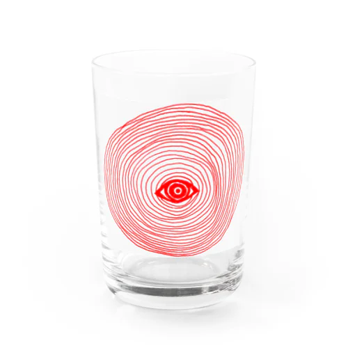 目玉うずまき Water Glass