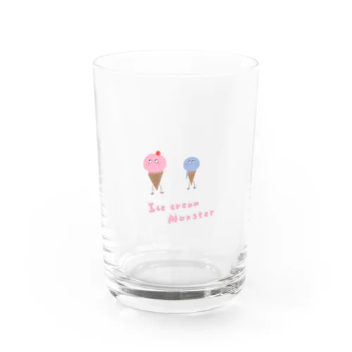 Ice cream monster Water Glass