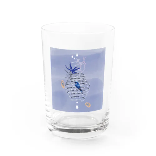 般若心経と青い鳥 Water Glass