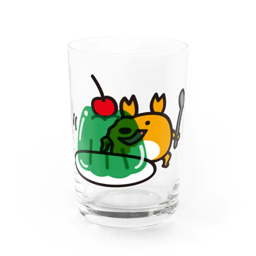 カニぞうとゼリー Water Glass