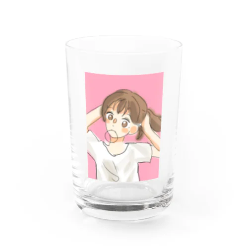 髪を結う Water Glass