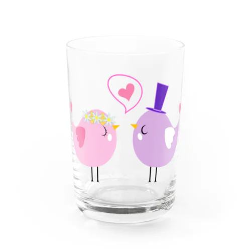 レトログラス　ことり Water Glass