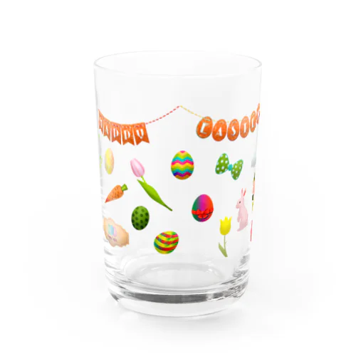 レトログラス　HAPPY Water Glass