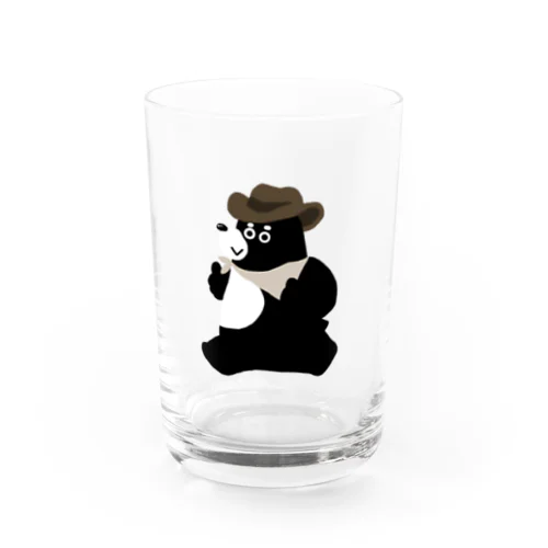 お散歩クマ　ハウデイver Water Glass