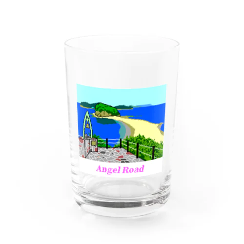 “恋人の聖地” エンジェルロード ドット絵 Water Glass