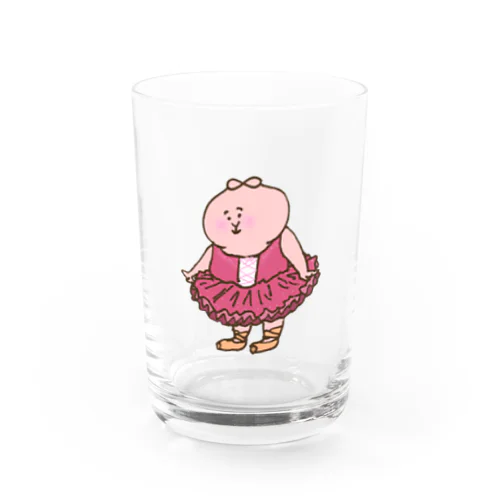 ぱくぱく村のリトルバレリーナ(シンプル) Water Glass
