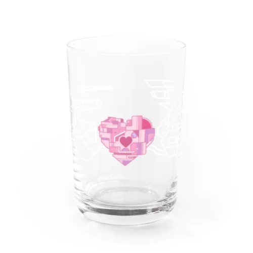 MetallicHEART Water Glass