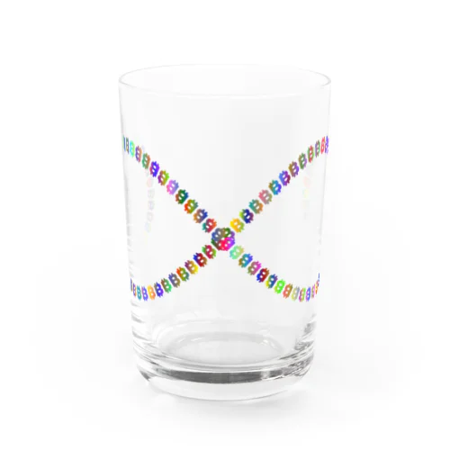 レトログラス　ビットコリング Water Glass