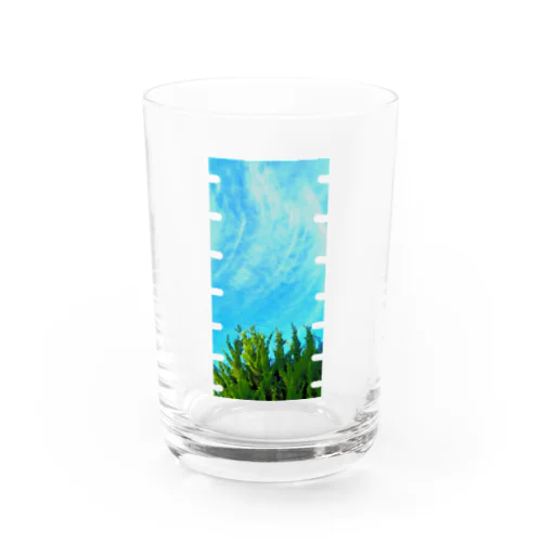 無題　空へ Water Glass