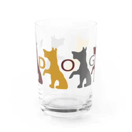 レトログラス　DOG Water Glass