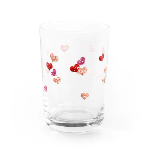 レトログラス　ハート❤ Water Glass