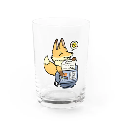 えがおでFAX送るFOX Water Glass