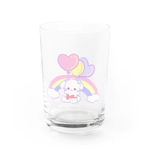 ふわふわうるふさん Water Glass