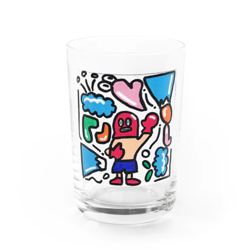 覆面ボクサーボブ2富士山 Water Glass