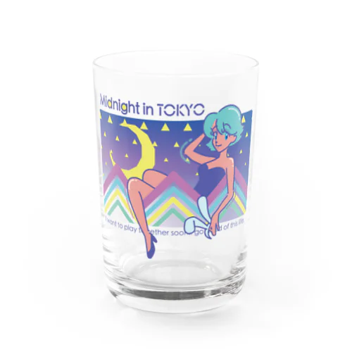 月夜のバニーちゃん Water Glass