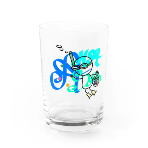 海女さん！！！ Water Glass