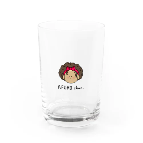 アフロちゃん Water Glass